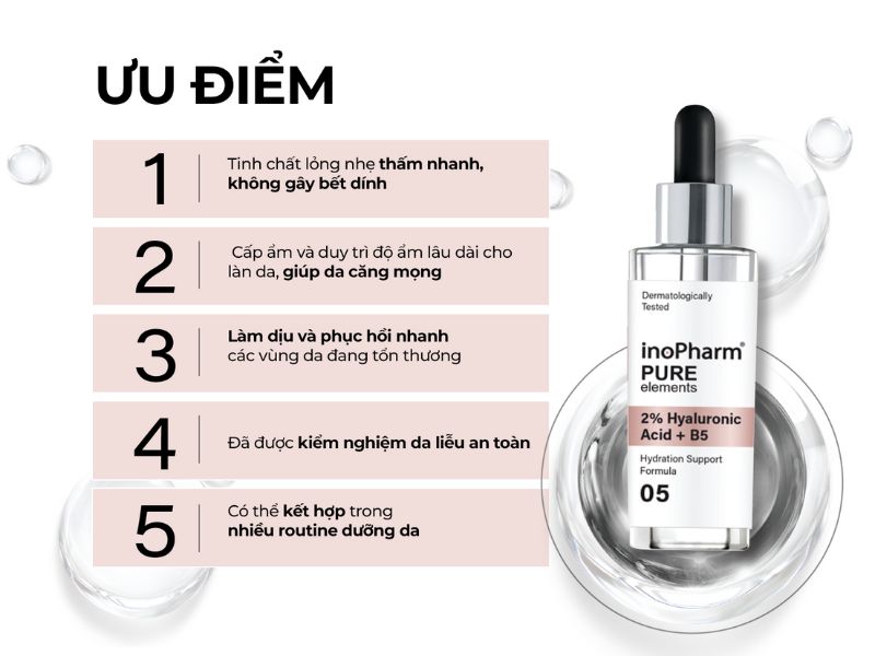 ưu điểm của serum inopharm HA B5